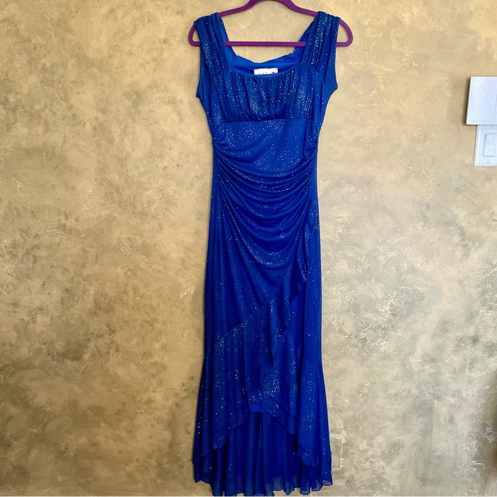 Vintage Y2K Jody Glitter Mermaid Maxi Dress Gown